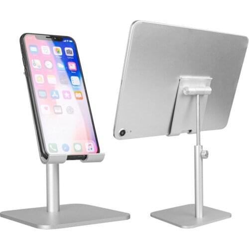 Adjustable Portable Aluminum Alloy Desktop Tablet Holder Phone Stand Bracket