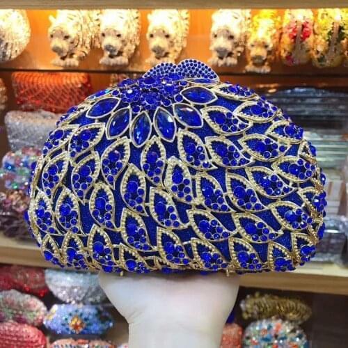 New Luxury Diamond Crystal Party Gift Bags for Girls Flap Shoulder bag Designer Chain Handbags Women Evening Clutch Bag purse