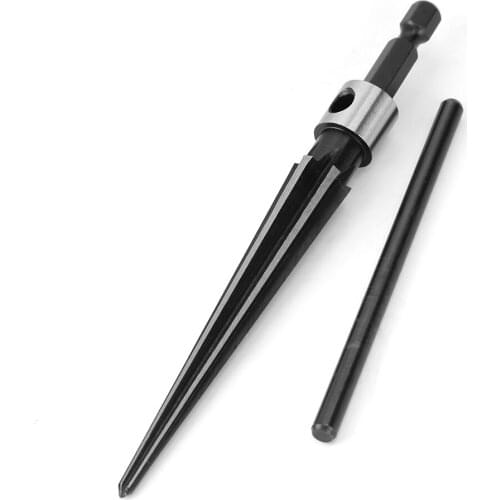 Bridge Pin Hole Handheld Reamer T Shape Handle Tapered Hex Reamer Handle Drilling Chamfer Reaming DIY Woodworker Cutting Tool