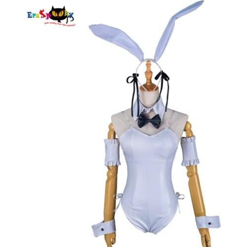 Yosuga No Sora Cosplay Kasugano Sora Japanese Anime Women Fancy Costume Clothings Halloween White Bodysuit Jumpsuit Costume