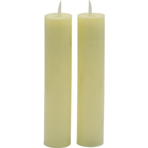 1 pair Led Candle Simulation Flame Fake Candles for Home/Wedding/Christmas Decoration Battery-Operated Votive Candles