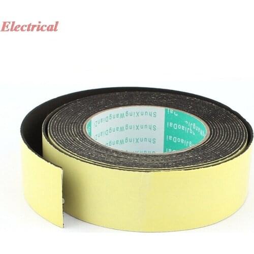 1pc 5M 40mm x 1.5mm Single Side Adhesive Foam Sealing Tape for Door Window