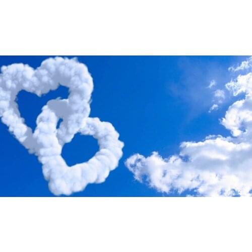 Diamond Embroidery DIY Heart Shaped Cloud Diamond Painting Cross Stitch Kit 5D Needlework Diamond Mosaic Home Decoration JX375