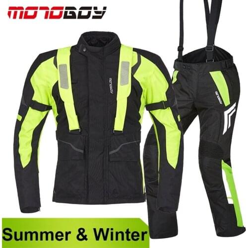 Free shipping 1pcs Mens Autumn Winter Waterproof Body Armor Protective Jacket Keep Warm Racing Motorcycle Jacket With 5pcs pad