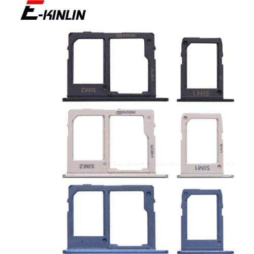 Sim Card / Micro SD Card Tray Socket Holder Slot Container Connector Adapter Reader For Samsung Galaxy J8 J6 J7 J5 2018 2017