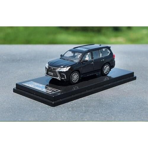 1/64 Scale LEXUS LX570 SUV Black DieCast Car Model Collection HIKASI