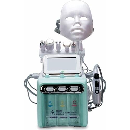 Beauty Device H2-O2 Hydro Dermabrasion RF Bio-lifting Facial Ance Pore Cleaner Hydro Microdermabrasion Machine Skin Care Tools