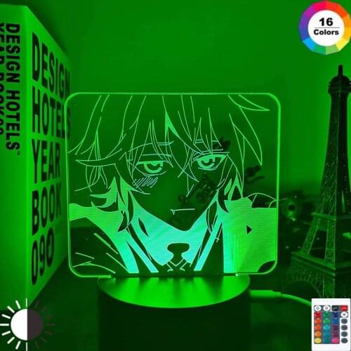 Mikaela Hyakuya Led Night Light Seraph of The End for Bedroom Decor Gift Nightlight Anime 3d Lamp Mikaela Seraph of The End