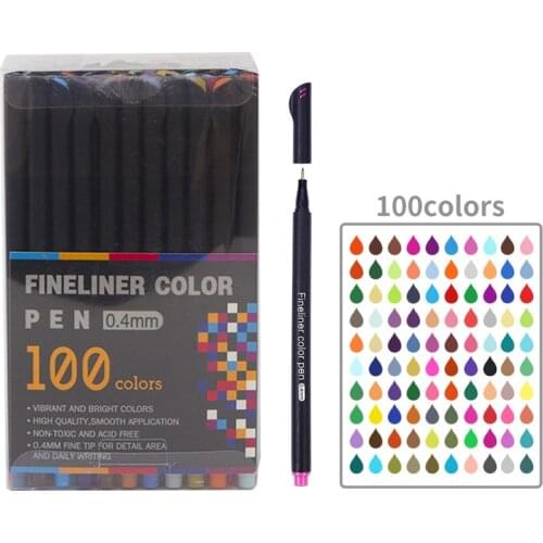 Multi-color Marker Pen Colorful Neutral Permanent Fineliner Markers Set Pens For School Office Set Ink Pen Art Supplies