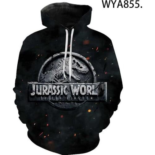 2021 new Jurassic Park 3D Print Hoodies Fashion men/women Sweatshirt large sizes Casual Pullover off white harajuku hoodie 5xl