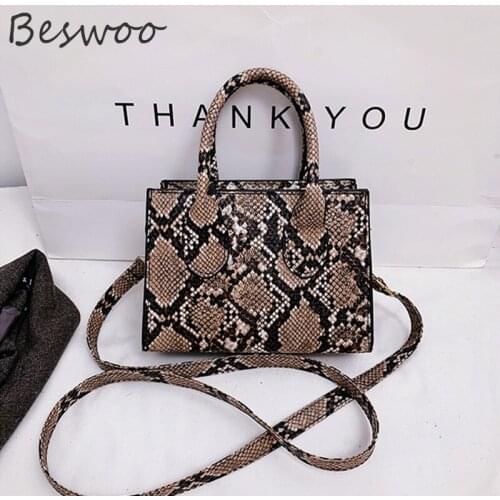 New 2021 Shoulder Bag Fashion PU Leather Serpentine Crossbody Bag Luxury Designer Female Bag Handbag Womens Bag Dropshipping