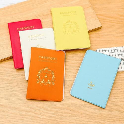 Men Women Travel Passport Cover Waterproof Credit Card Passport Holder Cover Case Passport Wallet High Quality Passport Packet