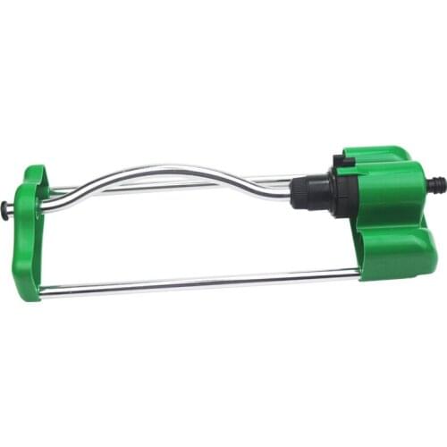 1PC Aluminium 18 Jets Oscillating Lawn Sprinkler Watering Garden Pipe Hose Water Flow for Garden Lawn Large Area Irrigation