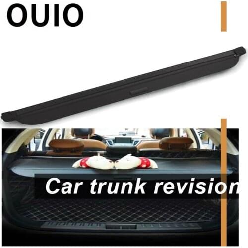 OUIO 1Set Car Rear Trunk Cargo Cover For Mercedes Benz ML 350 2006-2011 Styling Security Shield Shade Retractable accessories