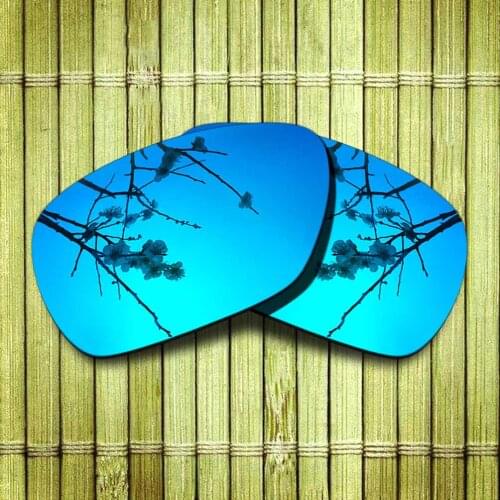 Polarized Replacement Lense For-Oakley Inmate Sunglasses Frame True Color Mirrored Coating - Blue Options