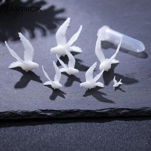 5Pcs Silicone Mini Dove of Peace Modeling Resin Mold Landspace Fillings Resin Jewelry Fillings Resin Casting Art Crafts