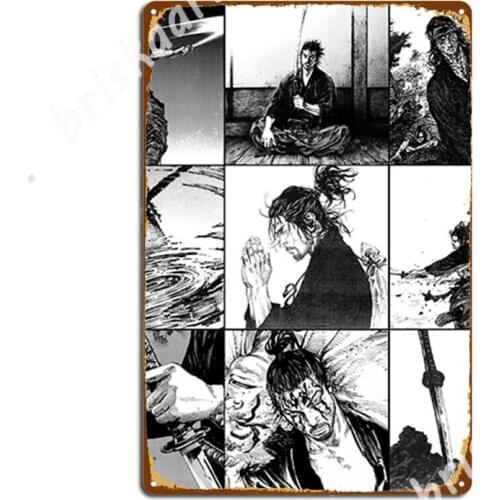 Vagabond Montage 2 Metal Signs Club Cave pub Designing Mural Painting Tin sign Posters