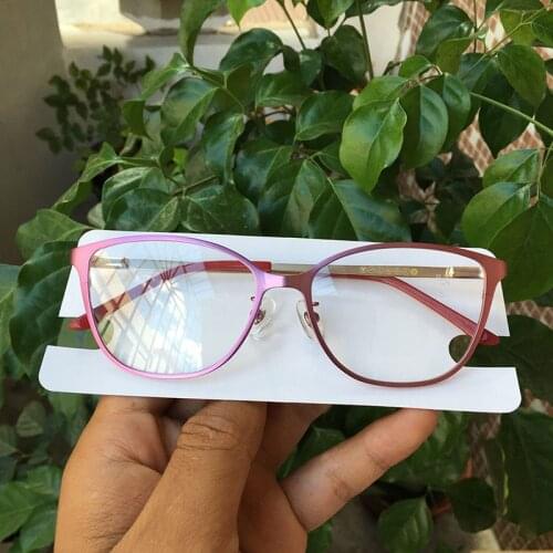 Oversized Eyeglasses Frames Women Stainless Steel