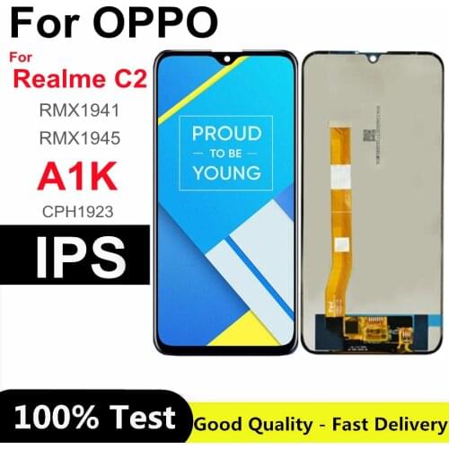 6.1" A1K LCD For OPPO Realme C2 LCD Display RMX1941 RMX1945 Touch Screen Digitizer Assembly For OPPO A1K CPH1923