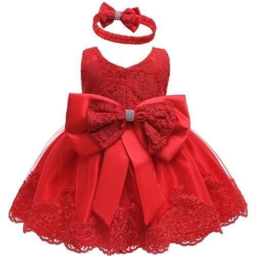 1 Year Birthday Dress Outfits Baby Girls Clothes Infant Party Dress Princess Baby Girl Floral clothes Baby Christmas Gown