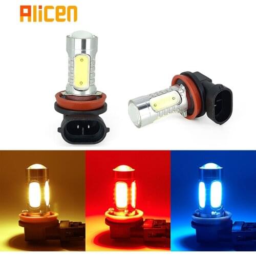 1PCS Car H8 H11 led COB DOB Fog Lamp Daytime Running Light Bulb Turning Parking Bulb 12V