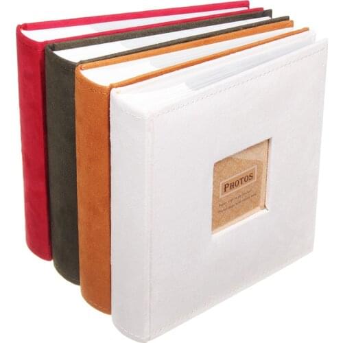 1Pc Holds Photos Slip In Memo Photo Album Family Memory Notebook Picture Albums 200 Photos For Photographs Albums Book 4 Colors