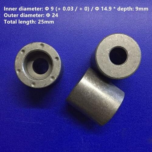 1pcs Iron Base Inner Diameter 9mm Outer Diameter 14.9mm Depth 9mm Powder Metallurgy Iron Sleeve Machine Parts