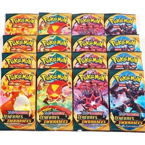 10/20pcs Pokemon Cards Sun & Moon GX Team Up Unbroken Bond Unified Minds Evolutions Booster Box Collectible Trading Cards Game