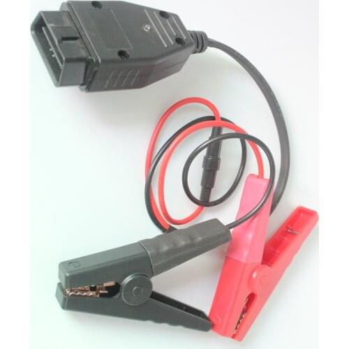 Car ECU Emergency Power Tool Cord Supply Clip Battery Clamp OBD2 16PIN Adaptor Automotive Extension Cable Memory Saver cable