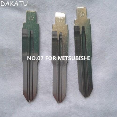DAKATU NO. 07# Car Key Blade For Mitsubishi Pajero Hafei Saima Lancer Flip Remote Key Blade