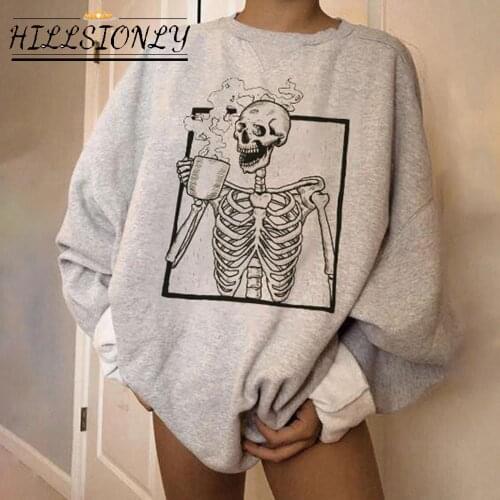 Hillsionly Oversized Long Sleeve Tshirt Women Winter Clothes Women Harajuku T Shirt Sudaderas Vintage Mujer 2020 T Shirts