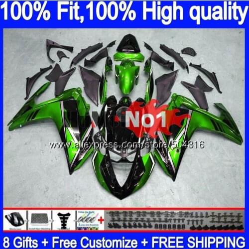 Injection For YAMAHA YZF R3 R25 R3 R 25 YZF-R3 YZFR25 55MC.11 YZF-R25 YZFR3 2014 2015 2016 2017 14 15 16 17 Fairing Metal green