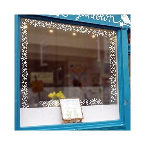 Beautiful Abstract Border Vines Window Wall Sticker Decor Fashionable Vinyl DIY Bedroom Living Room Decals Mural Art