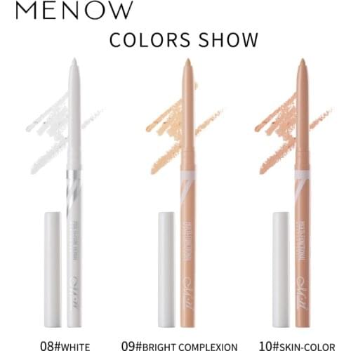 P213 Multi-Purpose Pen White Eyeliner Concealer Lower Eyelid Pen Rotatable Automatic Core Out Makeup Tool TSLM1 New 2021