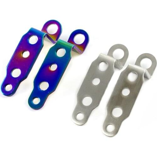 Multifunctional Bracket Rearview stainless steel Mirror Extension Bracket Exhaust Pipe Fixing Bracket For Motorcycle general