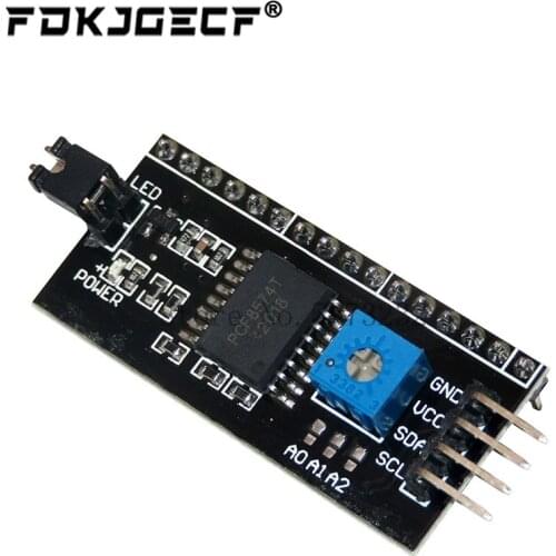 Serial Board Module Port PCF8574 IIC/I2C/TWI/SPI Interface Module 1602 2004 LCD Display