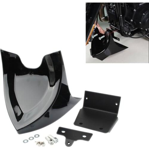 Motorcycle Chin Lower Fairing Front Spoiler Air Dam Covers For Harley Sportster Iron 883 1200 XL Super Low Custom XL1200C 04-18