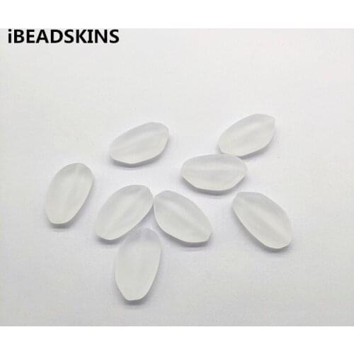 New arrival! 27x17mm 200pcs Clear Frosted acrylic Oval Shape beads for Necklace,Earrings parts,hand Made Jewelry DIY