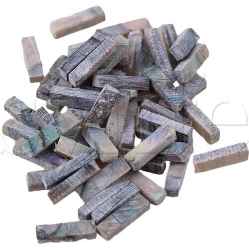 Generic 1 Set Of 60pcs Abalone Guitar Binding Body Project Total Length 42cm