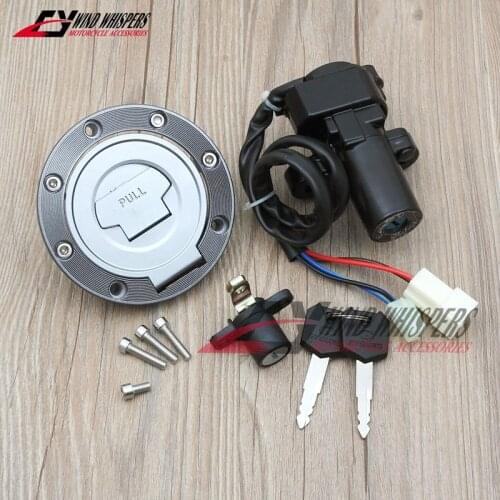 Motorcycle Fuel Gas Cap Ignition Switch Seat Lock Key Kit For Yamaha YZF R1 R6 FZ6 FZ6R MT-03 FZ09 XJ6 FJR1300 FJR 1300