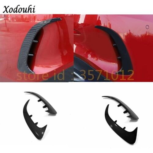 Car cover rear tail fog cover light frame lamp side molding trim 2pcs For Mercedes Benz A Class W177 A180 A200 A250 2019 2020