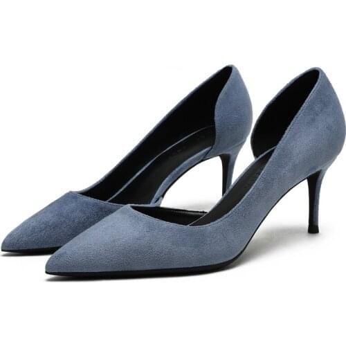 Women Pumps 2019 Fashion Sexy Classic Design 6 CM High Heels Spring Casual Shoes Night Club Shoes Woman E0068