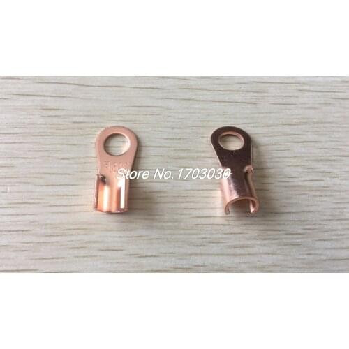 10pcs 60A Open Nose Ring Tongue Cable Wire Copper Connector Terminal