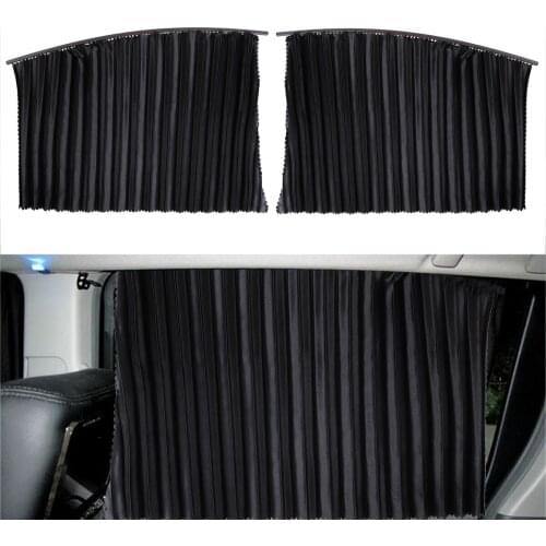2/4PCS Car Front&Rear Window UV Protection Sun Shade Curtain Visor Mesh Cover Shield