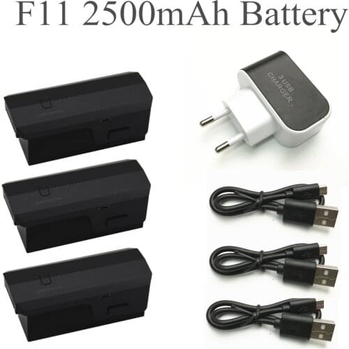 Original SJRC F11 Battery 11.1v 2500mah Lipo Battery For RC Quadcopter Drone SJRC F11 Parts Accessories