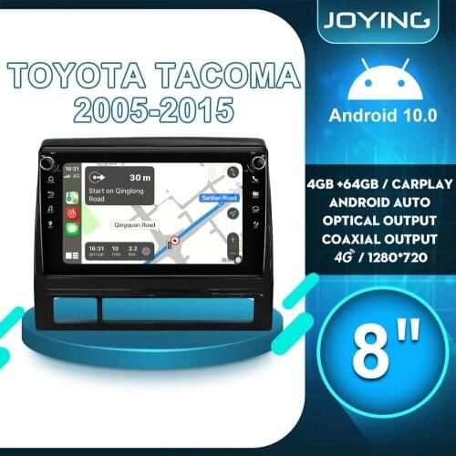 8" Android10 Car Radio for Toyota Tacoma 2005-2015 GPS Carplay DSP SPDIF Bluetooth 5.1 Subwoofer Optical Output 5GWIFI DAB DVR