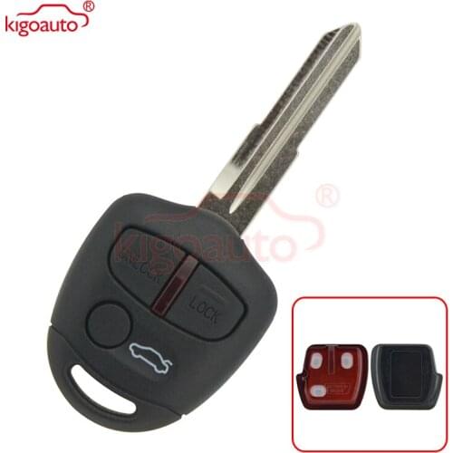 Kigoauto car fob Remote key 3 button 434Mhz MIT8 4D61 for Mitsubishi Lancer replacement key