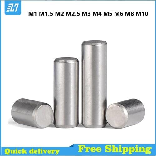 Cylindrical Locating Dowel Pin M1 M1.5 M2 M2.5 M3 M4 M5 M6 M8 304 Stainless Steel
