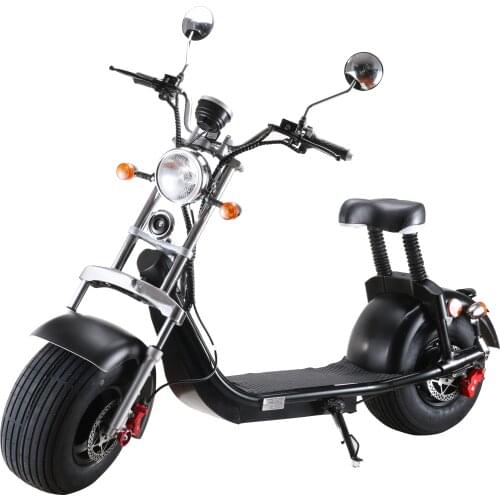 DOGEBOS 1500W EEC COC Electric Motorcycles Chinese SC10 Citycoco Electric Mobility Scooter Fat Tire EU Warehouse 60V 20AH
