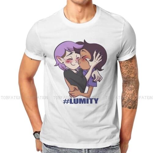 The Owl House Lumity T Shirt Classic Graphic High Quality Tshirt Big Size O-Neck Men Clothing